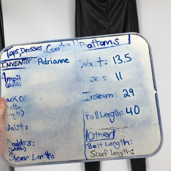 Pretty Little Thing NWT black shiny PU seam detail high waist fitted pants 4 - Picture 12 of 15